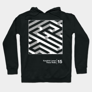 Kendrick Lamar - These Walls / Minimal Graphic Artwork Design Hoodie